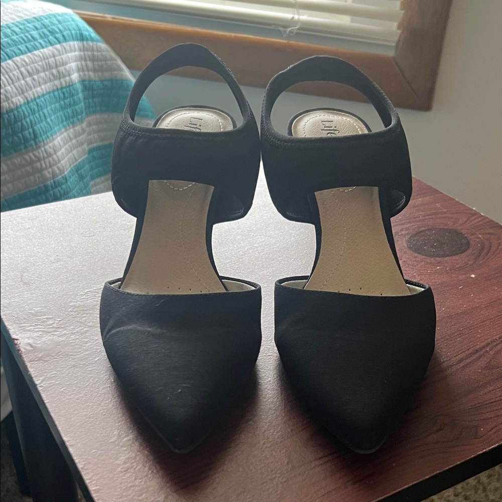 Life Stride Black Women's Heels